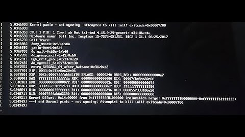 What is a kernel panic?