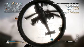 Cod Ghosts Epic Sniping Down A Battle Hind In seconds!!!