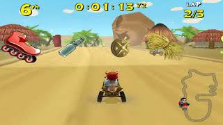 Cart Kings (PS2) - Perfect Run - Dusty Desert