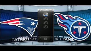 New England Patriots @ Tennessee Titans | Madden NFL 15