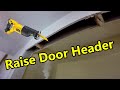 How to Raise a Closet Header to Fit Doors