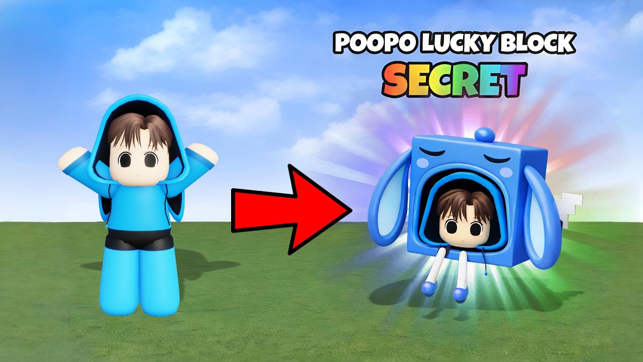 Kepala Popo Dan Mimi Berubah Jadi Luckyblock Di Brainrot || ROBLOX