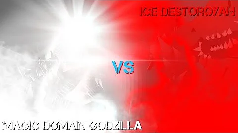 (What if battle) Ice Destoroyah Vs Magic Domain Godzilla | MonsterVerse | Animation