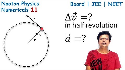 Uniform Circular Motion Q16 Class 11 Nootan Physics Numericals