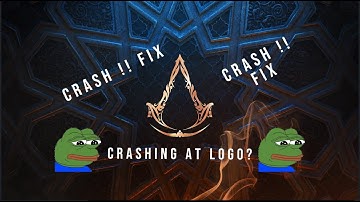 Assassin creed mirage crashing at logo issue show case and fix .