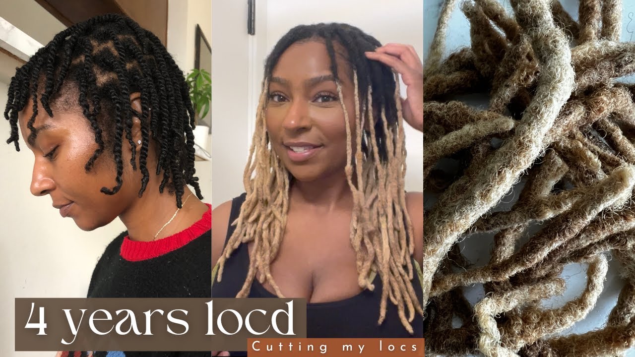 Cutting My Locs🌻 4 years Loc'd| iamLindaElaine - YouTube