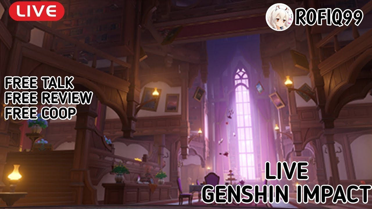 LIVE!!! IT Reset Mulai Berat Nih | Free/VIP Joki Spiral, IT, SO | Genshin Impact ID (Portrait)