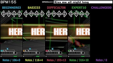 DDR / Kiss me all night long - SINGLE (DanceDanceRevolution EXTREME)
