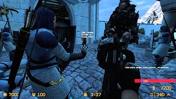 CS:S Zombie Escape "ze_LOTR_Minas_Tirith_v3_3" Stage 4 "The Last Stand" Extreme