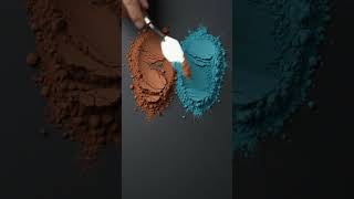 Terracotta + Turquoise → Beautiful Aged-Copper Teal | Satisfying Macro ASMR Mixing