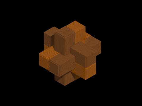 Mega Six burr puzzle