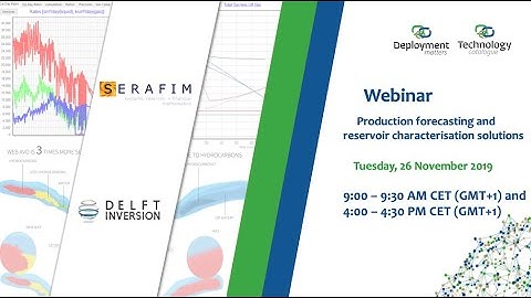 Webinar | Production forecasting and reservoir characterisation solutions