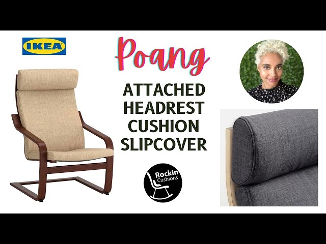 Ikea hack: Poang chair recover with paint and a custom cover