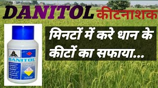 Danitol कीटनाशक 10% EC ।। मिनटों में करे धान के जमीनी कीटों का सफाया ।। BEST INSECTICIDE...