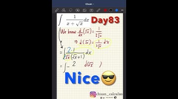 🔥Day83 FAST way without any substitution! Let’s go differential! #shorts #calculus #integration