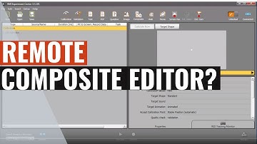 SMI Eye Tracking : Tutorial Remote CompositeEditor