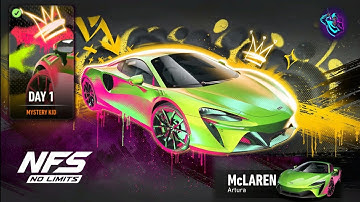 Need For Speed: No Limits | McLaren Artura [ Mystery Kid - Day - 1] Guess Who