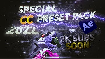 2022 Free to use after effect CC pack for montage /  Top 10 CC for  Montage videos @srajgaming  🔥