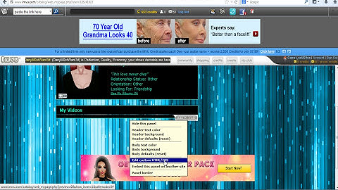 How to add Youtube video player on your IMVU homepage c: