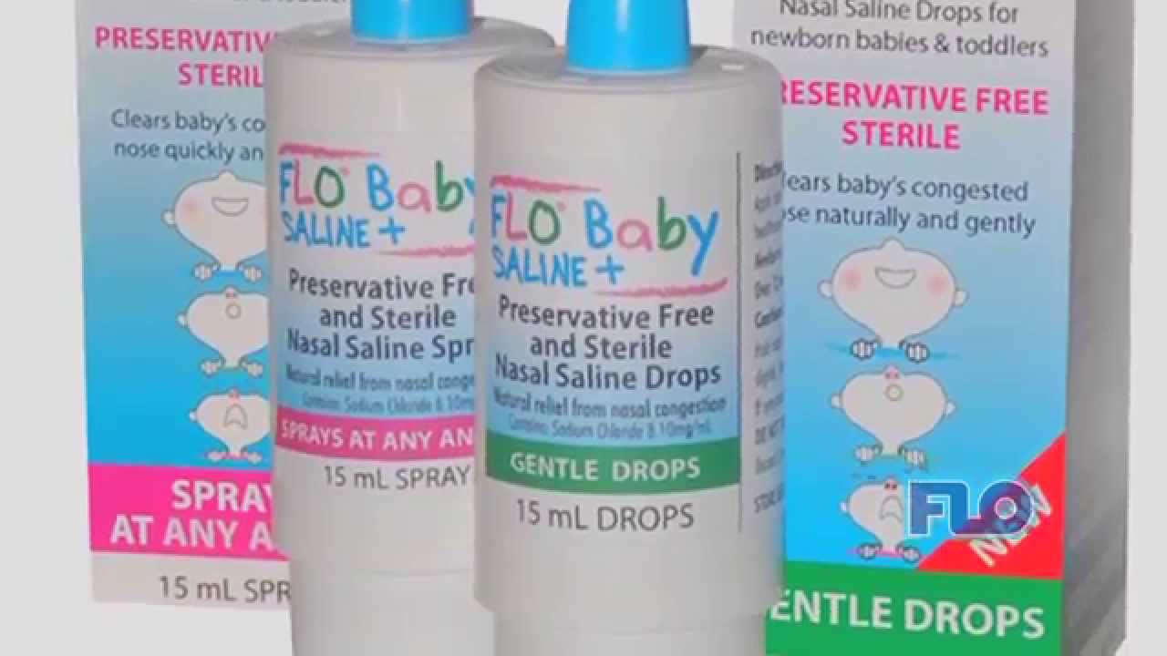 flo baby saline nasal spray