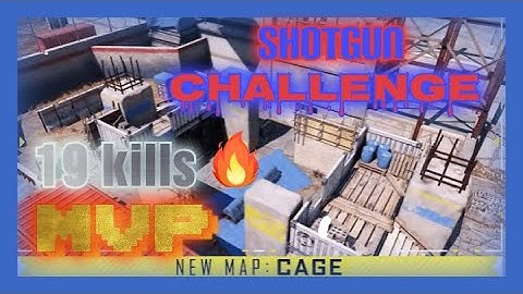 Shotgun challenge in Cage map || team deathmatch mode || COD MOBILE gameplay