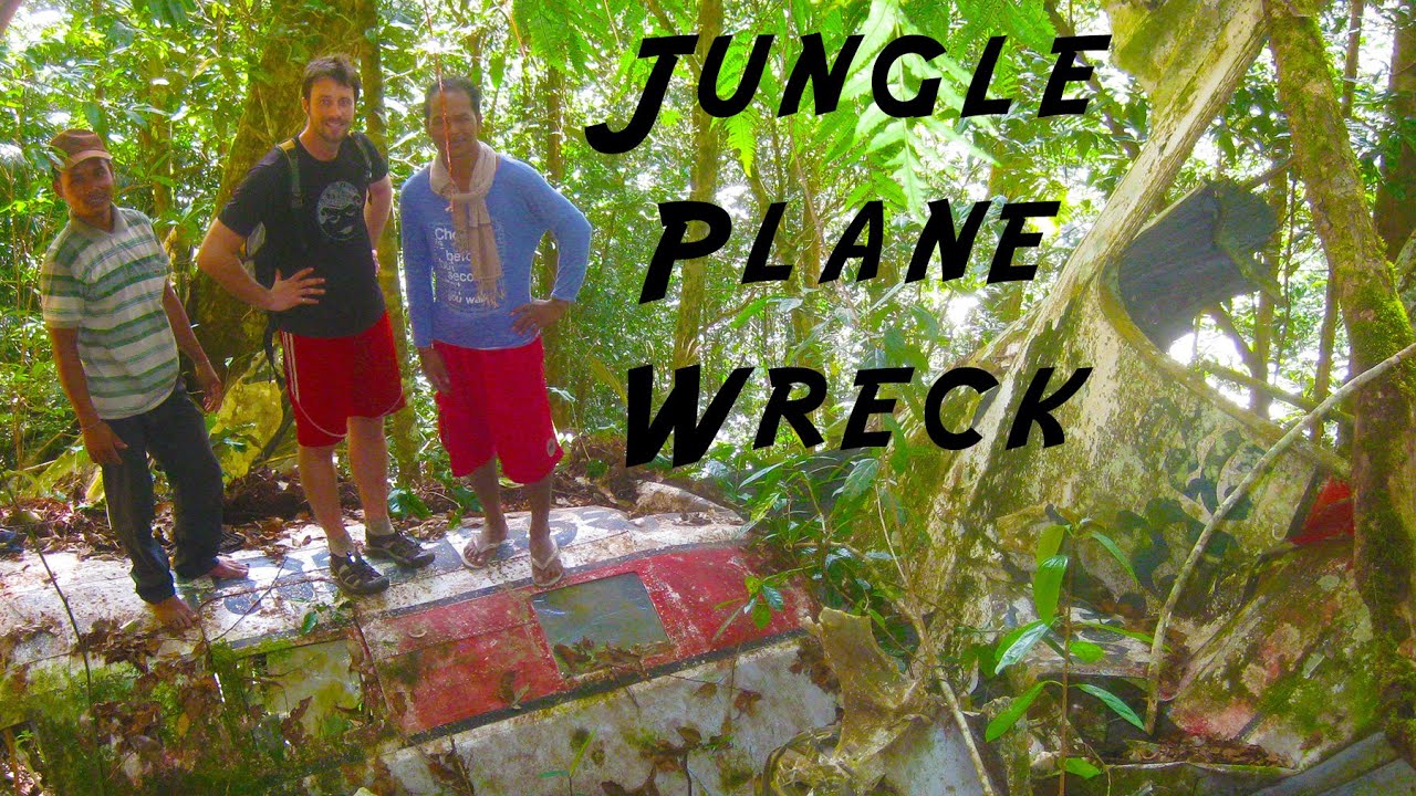 Jungle Plane Wreck (Cambodia) YouTube