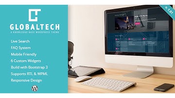 GlobalTech - Responsive Knowledge Base FAQ WordPress Theme | Themeforest Website Templates and