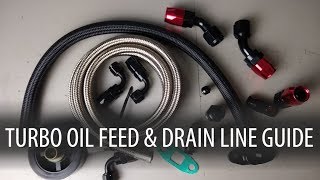 Mazda Miata Turbo Oil Feed, Oil Drain, & Coolant Line Guide (Parts List at End)