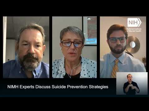 NIMH Experts Discuss Suicide Prevention Strategies