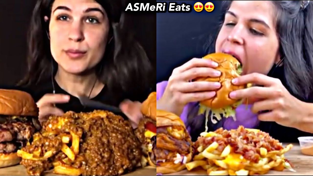 ASMR EATING ||ASMeRi Eats||EATING COMPILATION||BIG BITES ||BITES ONLY😱