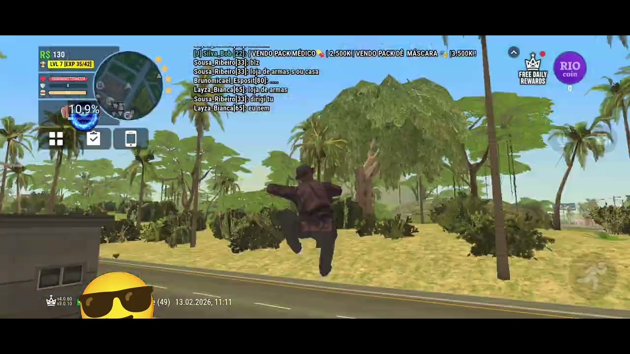 🔥 Novo Mod Menu para Rio Rise GRÁTIS vida infinita ♾️ colete speeds Wallhack,💙