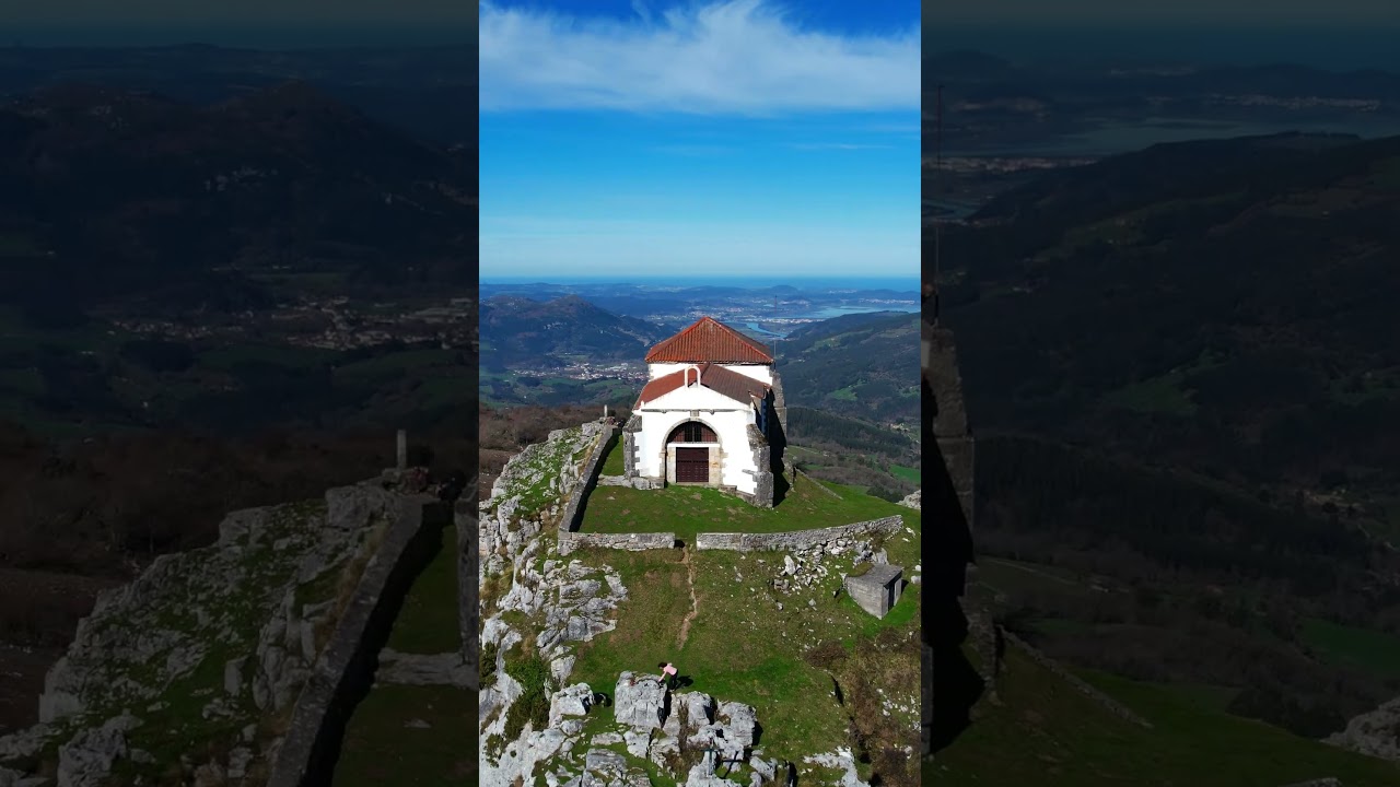 🛩️ DRON de la ERMITA de las NIEVES ⛪ - CANTABRIA #drone #dji #drones #dronevideo #montaña #dios