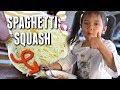 EASIEST Kid Approved Spaghetti Squash Spaghetti 🍝- itsjudyslife