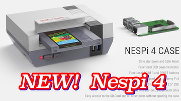 RETROFLAG NESPi 4 CASE, Raspberry Pi 4 Case with SSD