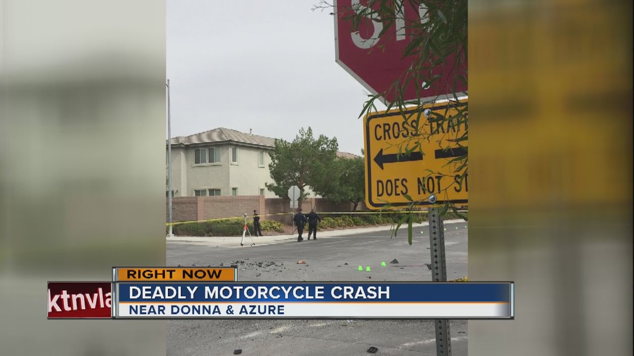 Motorcyclist killed in North Las Vegas crash - YouTube