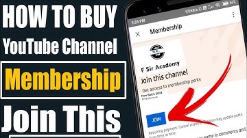 how to join membership in youtube | youtube membership through phonepe