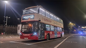 FRV: London Superloop Route SL9 | Harrow Bus Station - Heathrow Central | BCE47100 (LG71 DUU)