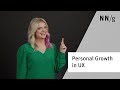 Personal growth in ux 5 signs