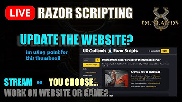 Going live at the last possible second - we pew UO - Ultima Online Outlands Razor Scripts LIVE