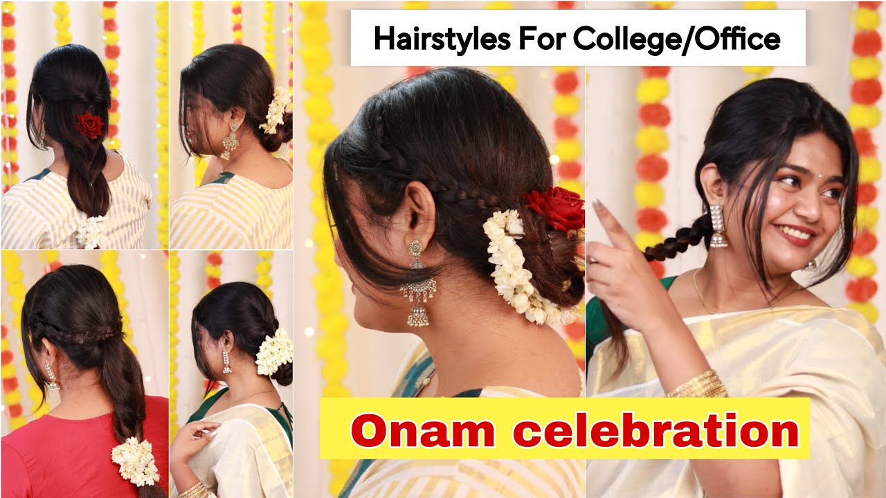 TRADITIONAL HAIRSTYLE WITH JASMINE FLOWERS + HAIRFALL CONTROL REGIMEN ❤️🤍  - YouTube