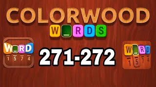 COLORWOOD WORDS Cryptogram level 271 272