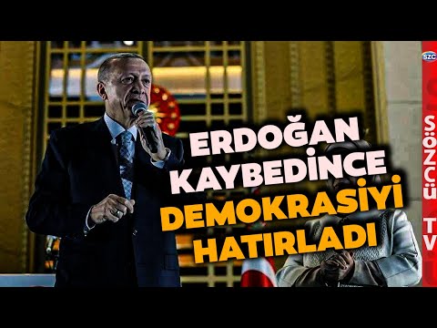 Erdoğan Seçimi Kaybedince Birden Demokrasiyi Hatırladı! İşte Kaybeden Erdoğan'ın Sözleri