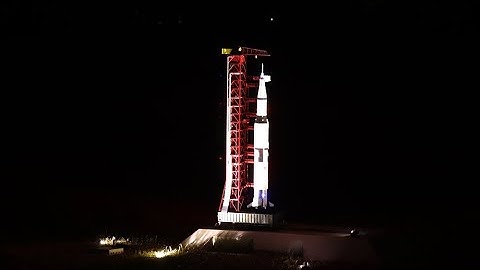 Apollo 17 Night Launch - Dave Kovar in Slow Motion