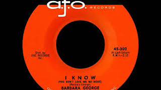 I Know Barbara George  Stereo Sound 1961 #3
