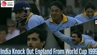 Ajay Jadeja 39 Runs Cameo & Indian Bowlers Knock Out England | World Cup In England 1999