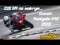 226KM na mokrym torze? - Ducati Panigale V4S 2020