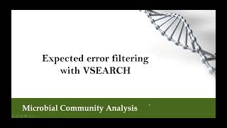4a. Expected error filtering with VSEARCH