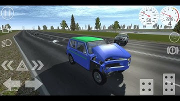 Simple Car Crash Physics Sim - Lada Niva vs Fiat Uno