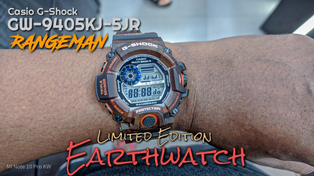 G-SHOCK EARTHWATCH GW-9405KJ-5JR