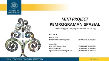Mini Project Pemrograman Spasial (Kelas B) - Membangun Plugin dengan Menggunakan PyQT dan PyQGIS